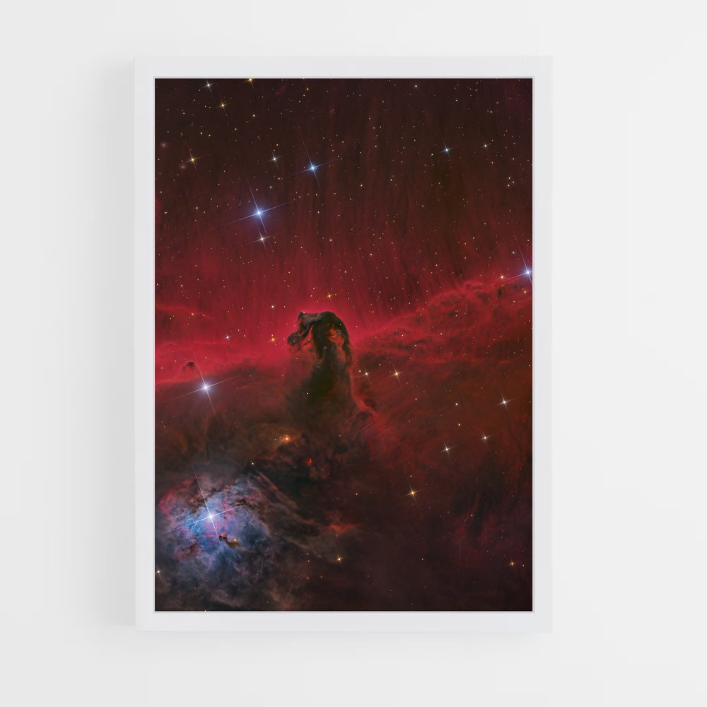 Poster Étoiles de Cheval – affiche Nébuleuses (vue 3)